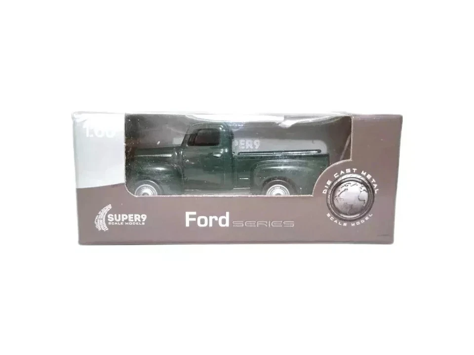 Welly 1/60 Ford F-1 Pick-up Green 1951 Super9 Voiture Miniature 1/64 - Photo 1/1