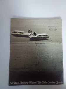 1968 PONTIAC WIDE-TRACKING WAGONS The Great Outdoor Sports Automobile Brochure - Picture 1 of 6