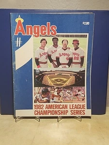 1982 ALCS Program Milwaukee Brewers vs. California Angels - Picture 1 of 6