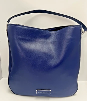 Bolso Hobo Marc by Marc Jacobs con asa única más correa para el hombro - azul Foto 1 de 4