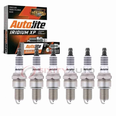6 pc Autolite Iridium XP Spark Plugs for 1963-1967 Mercedes-Benz 230SL cu - Image 1 of 4