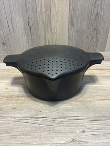 Pampered Chef Grande Micro Fornello Microonde Vaporiera 8 Tazze/2 Qt Padella con Coperchio USA - Foto 1 di 9