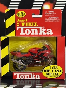 Tonka 2004 Diecast Motorcycle HONDA F4i Red/Black NEW MINT "2 Wheel Series" - Picture 1 of 7