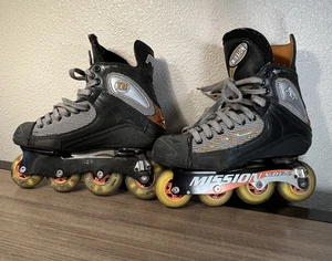 Pattini in linea Mission RT Vibe 2 Roller Hockey misura 10D termici adatti al calore - Foto 1 di 11