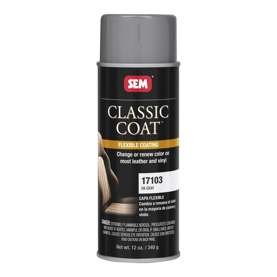 SEM 17103 Classic Coat Dark Gray for Interior Vinyl & Leather 12 oz - Image 1 of 1