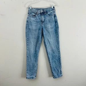 Pantalones de mezclilla rectos de tiro alto Old Navy OG para mujer talla 4 - Imagen 1 de 8