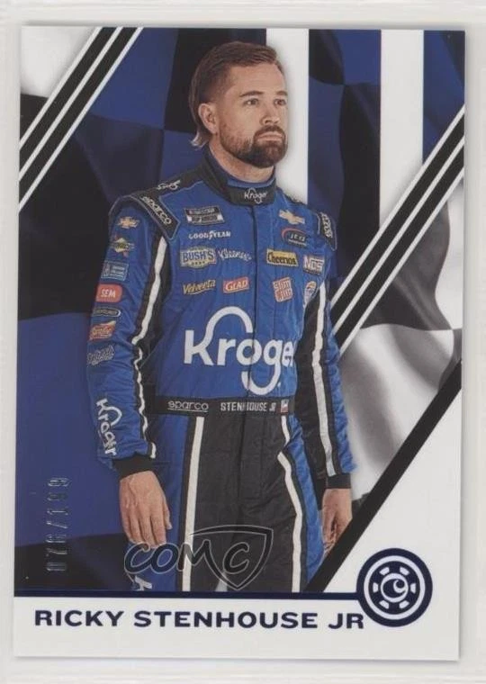2020 Panini Chronicles Blue /199 Ricky Stenhouse Jr #29 - Image 1 of 2