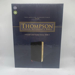 NASB, Thompson Chain-Reference Bible, Bonded Leather, Black, Red Letter, 1977... - Bild 1 von 7
