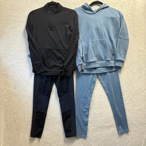Zella Activewear Bundle: Long Sleeve Shirts & Leggings XL (14/16) Kids - Picture 1 of 16