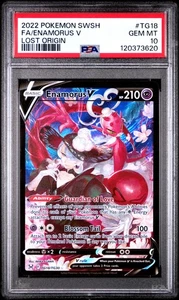 PSA 10 Enamorus V Lost Origin #TG18 2022 Pokemon Lost Origin 120373620 - Picture 1 of 2
