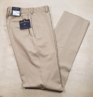 NWT Mens Bills Khakis M2-KTBL Vintage Twill Plain Front Standard Fit Pants Sz 32 - Image 1 of 4