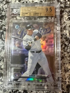 Aaron Judge 2017 Bowman Novato del Año Favoritos Yankees RC #ROYF9 BGS 9.5 - Imagen 1 de 2