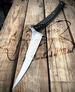 UBR CUSTOM HANDMADE HIGH CARBON STEEL HUNTING FANTASY REAPER STYLE SPEAR - Picture 1 of 3