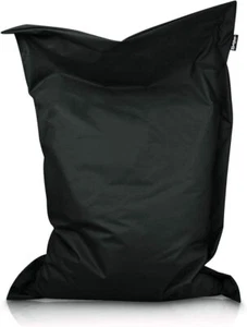 Sitzsack Sitzsack Rechteck mit rand Sitzkissen Bean Bag  Schwarz 160x145cm - Bild 1 von 4