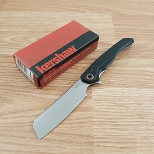 Kershaw Strata Folding Knife 4" D2 Tool Steel Cleaver Blade G10/Stainless Handle - Picture 1 of 11