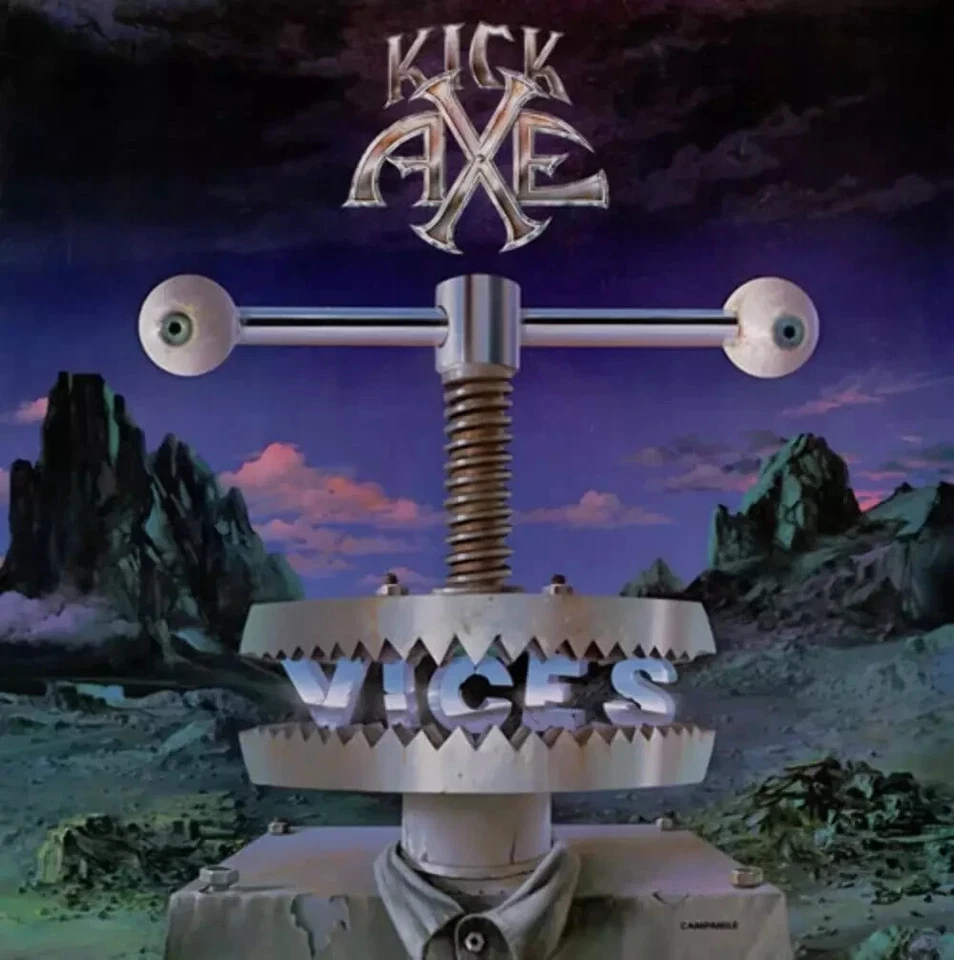 KICK AXE "Vices" REMASTERED + Bonus Trk. (CD) NEW & SEALED - Image 1 of 2