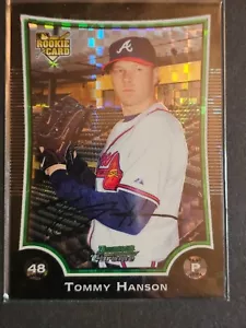 Tommy Hanson 2009 Bowman Chrome Prospects X-Fractor Rookie #BDP1 23/199 Numbered - Picture 1 of 3