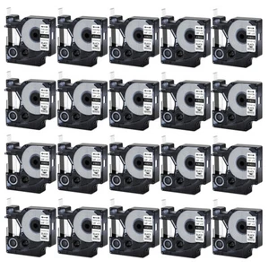 Tubo termorretráctil 20PK 3/8" IND negro sobre blanco 18053 compatible DYMO Rhino 3000 - Imagen 1 de 8