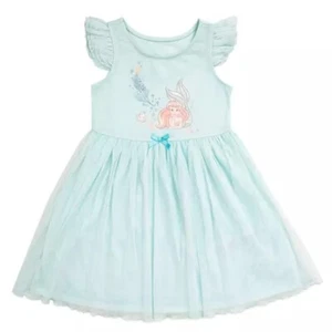 Disney Store Ariel Nightgown Blue/Green 5/6 or 7/8 NWT - Picture 1 of 5