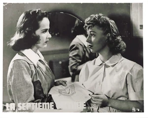 CINEMA PHOTO THE 7TH VICTIM JEAN BROOKS SILVER PRINT HD 25x20CM - Picture 1 of 2
