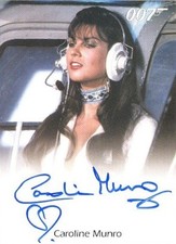 2015 James Bond Archives Caroline Munro As Naomi Full-Bleed AUTOGRAPH Card! RARE