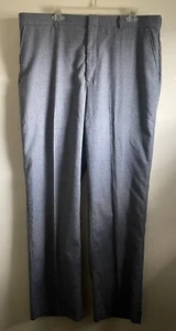 Vintage Knights Bridge Dress Pants Mens Size W40XL32 Wool Gray Straight Leg - Picture 1 of 11