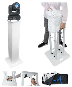 Rockville Rock Beam DC Club Stage Moving Head Light+Portable White Totem Stand - Picture 1 of 12