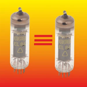EL84 RFT FUERTE PAR EMPAREJADO TUBO DE VACÍO PROBADO NUEVO NUEVO DE LOTE ANTIGUO 6BQ5 6P15 CV2975 N709 6P14P - Imagen 1 de 2