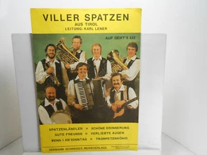VILLER SPATZEN #532 POLKA BAND Accordion/+ MUSIC SONG BOOK - Picture 1 of 3