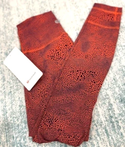 Legging Lululemon taille 2 imprimé craquelé CGWC Wunder Train HR 25” taille haute 118 $ - Photo 1/3