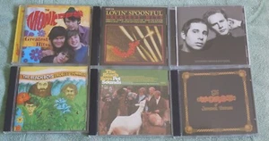 60s Pop Rock 6 CD Lot Beach Boys Monkees Lovin Spoonful Simon Garfunkel Airplane - Imagen 1 de 12