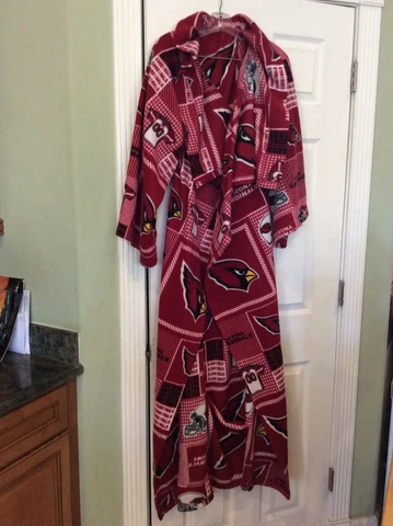 NFL Arizona Cardinals Snuggie Body Fleece Throw Blanket With Sleeves  Adult Cover
