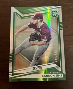 2022 Elite Extra Edition #34 Landon Sims /499 - Picture 1 of 2