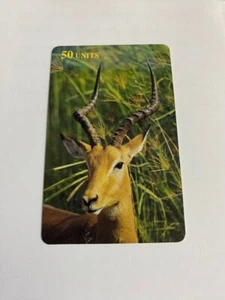 Card Telephone 50 Units Delta Card (Fake) Animal Antelope 14/40 - Picture 1 of 1