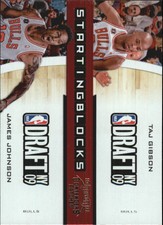 2010-11 Playoff Contenders Starting Blocks Basketball Card #21 Gibson/Johnson
