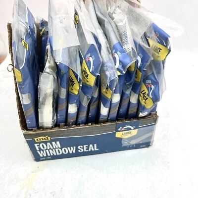 LOT OF  12 02295 FOAM WINDOW SEAL GRAY LARGE 3/16"X 3/8" - Image 1 of 4
