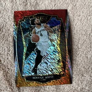 2021 Panini Select - Red Orange SHIMMER  Derrick White - Picture 1 of 2