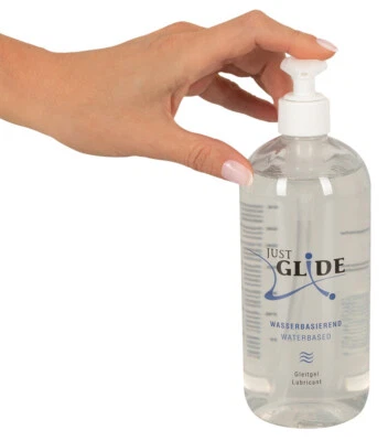 JUST GLIDE Lubrificante Intimo Base Acqua Confezione Big Size Dispenser da 500ml