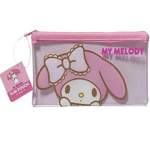 Sanrio My Melody Slim Zipper Pouch Bag Zipper Pen Pouch Bag Licensed NWT - Picture 1 of 2