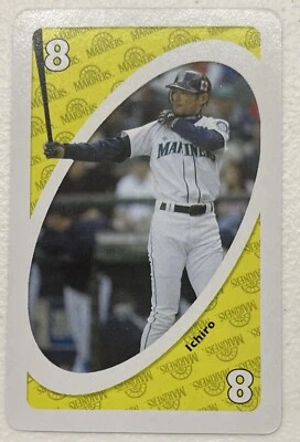 2006 Uno Stars of the  American League Ichiro Suzuki YELLOW  Card #8 Mariners - Image 1 of 2