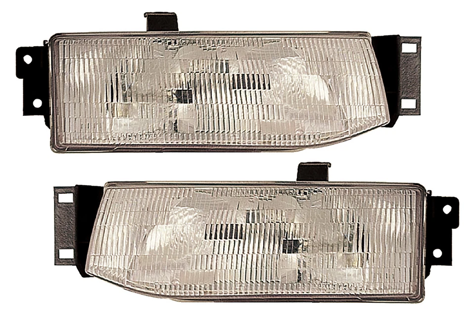 Juego de faros halógenos para Ford Escort 1991-1996 lado conductor y pasajero Foto 1 de 2