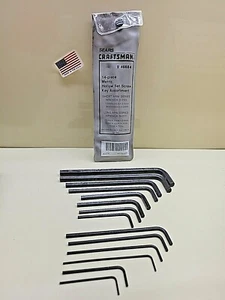 Craftsman 14 piece Metric Hollow Set Screw Key Assortment 46684 USA - Picture 1 of 5