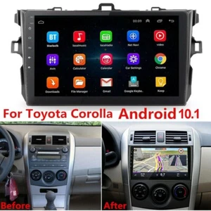 9 Zoll Autoradio GPS Stereo BT FM WiFi für Toyota Corolla 2007 2008 2009 2010 2011  - Bild 1 von 12