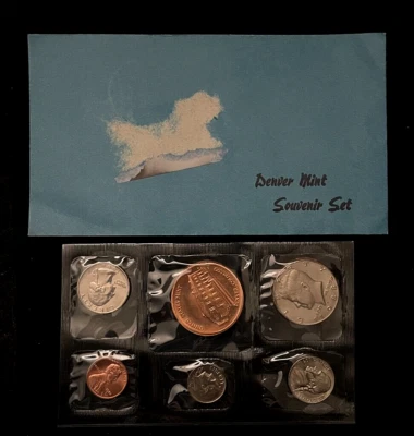 1988-D Official US Mint Souvenir Set with Envelope-(bin312S) - Image 1 of 4