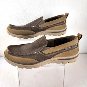 Scarpe Skechers Milford Slip On Uomo 12 Relaxed 64365 Memory Foam Scamosciato/Tessuto - Foto 1 di 9