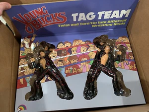 YOUNG BUCKS LJN FIGURES AEW ALL ELITE NJPW NEW JAPAN RSC WWE ROH TNA RINGSIDE YB - Picture 1 of 1