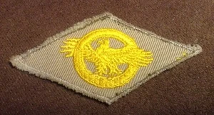 WWII U.S. ARMY RUPTURED DUCK KHAKI TWILL DISCHARGE PATC - Picture 1 of 1