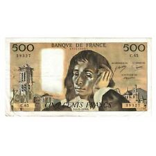 [#332528] France, 500 Francs, Pascal, 1976, C.65, TB, Fayette:71.15, KM:156d