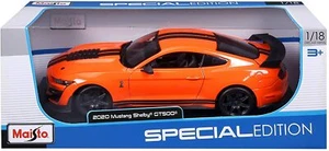 Ford Mustang Shelby GT500 2020 Naranja Maisto 31388 1/18 Edición Especial Metal - Imagen 1 de 7