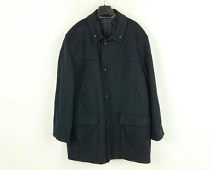 Walbush Rehbochloden Men L Wool Jacket Over Coat EU 52 Winter Outerwear Navy VTG - Picture 1 of 11